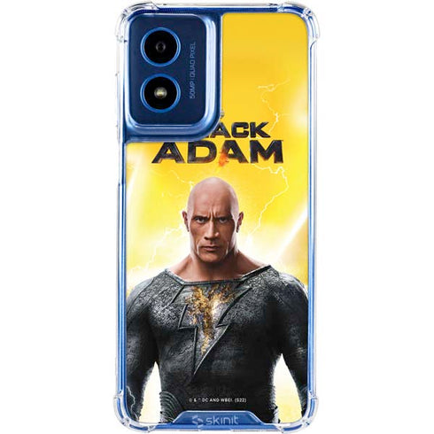 DC Comics Black Adam Movie Charcater Poster Moto G 5G (2024) Clear Case